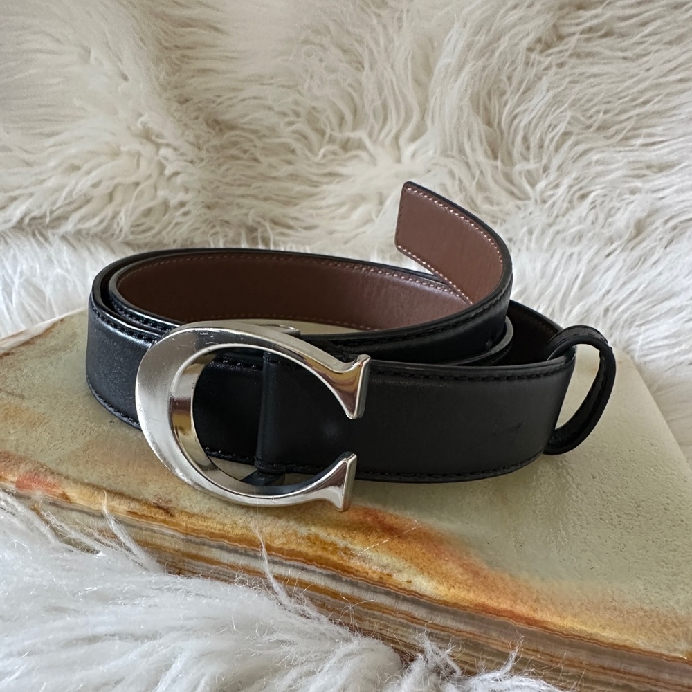 Coach leather  women’s Belt
